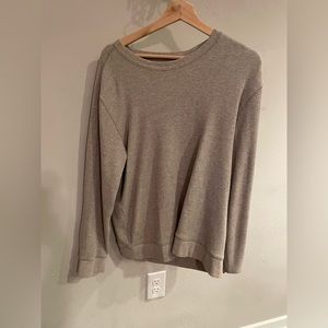 Everlane Large Organic Cotton Waffle Sweater